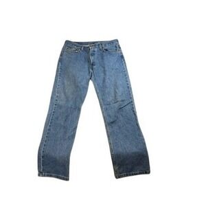 George Regular Fit Blue Wash Denim Jeans Mens Size 34x30